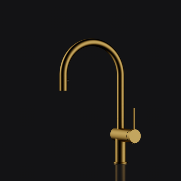 ברז מטבח נשלף "פיטארו" גולד מט