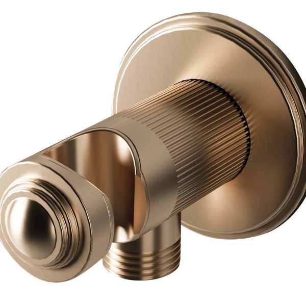 נקודת מים עגולה "מילאן" עם תפסן - זהב לייט