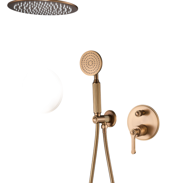 חבילת רחצה קומפלט 6 חלקים "מילאן" - רוז ענתיק